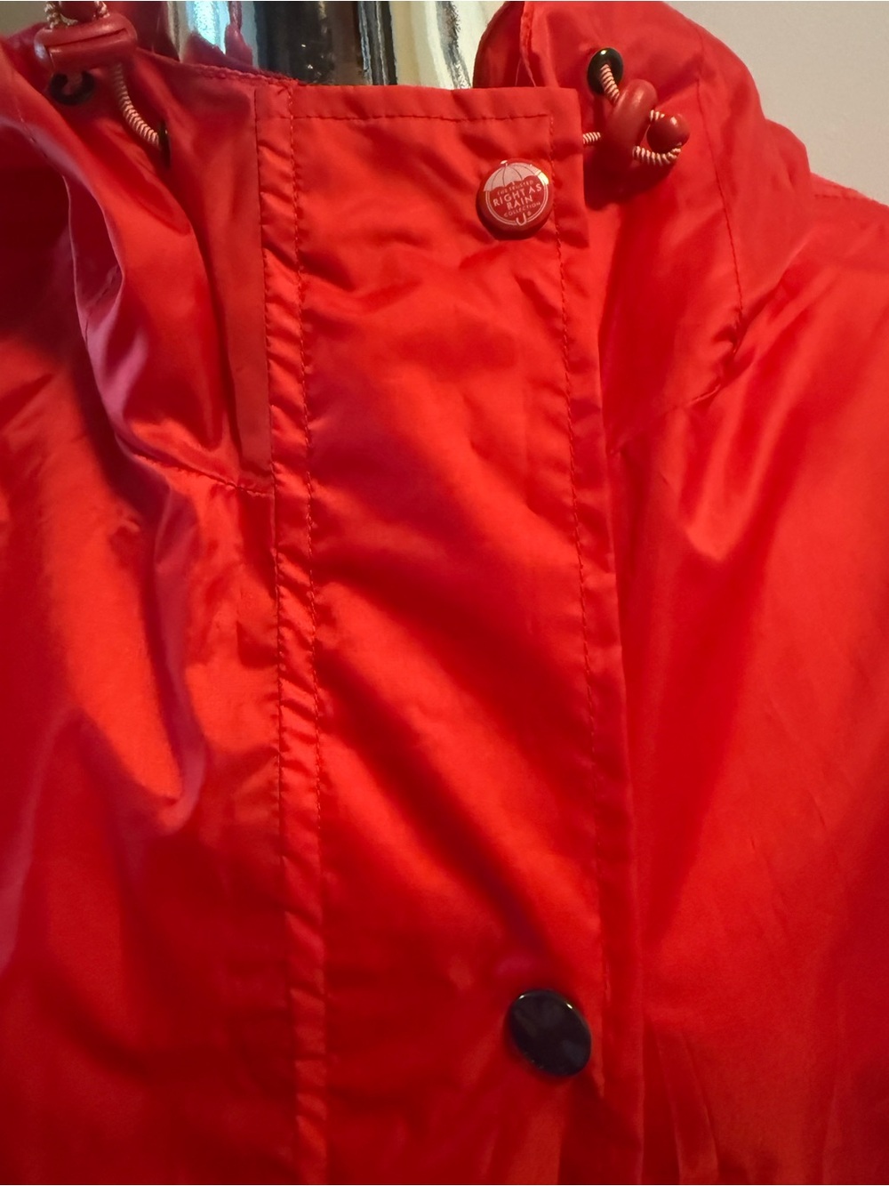 Joules Red Hooded Trench Coat - Picture 16 of 16